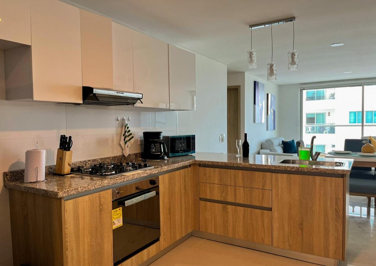 Exclusivo Apartamento Frente Al Mar En Cartagena ภายนอก รูปภาพ