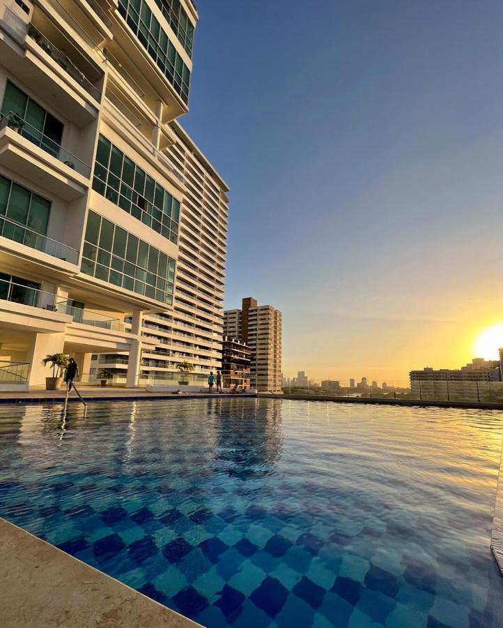 Exclusivo Apartamento Frente Al Mar En Cartagena ภายนอก รูปภาพ